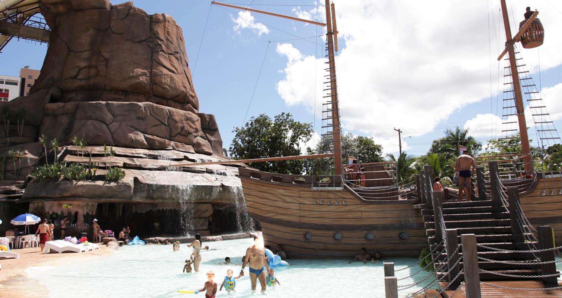 Spazzio Diroma - Com Acesso Acqua Park Калдас-Новас Экстерьер фото